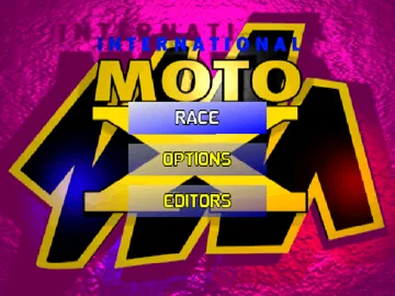 International Moto-X (JP) screen shot title